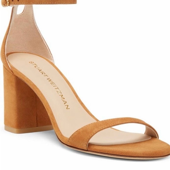 Stuart Weitzman Shoes - Stuart Weitzman Nudist Block 75 Sandal - Hazel - 6.5